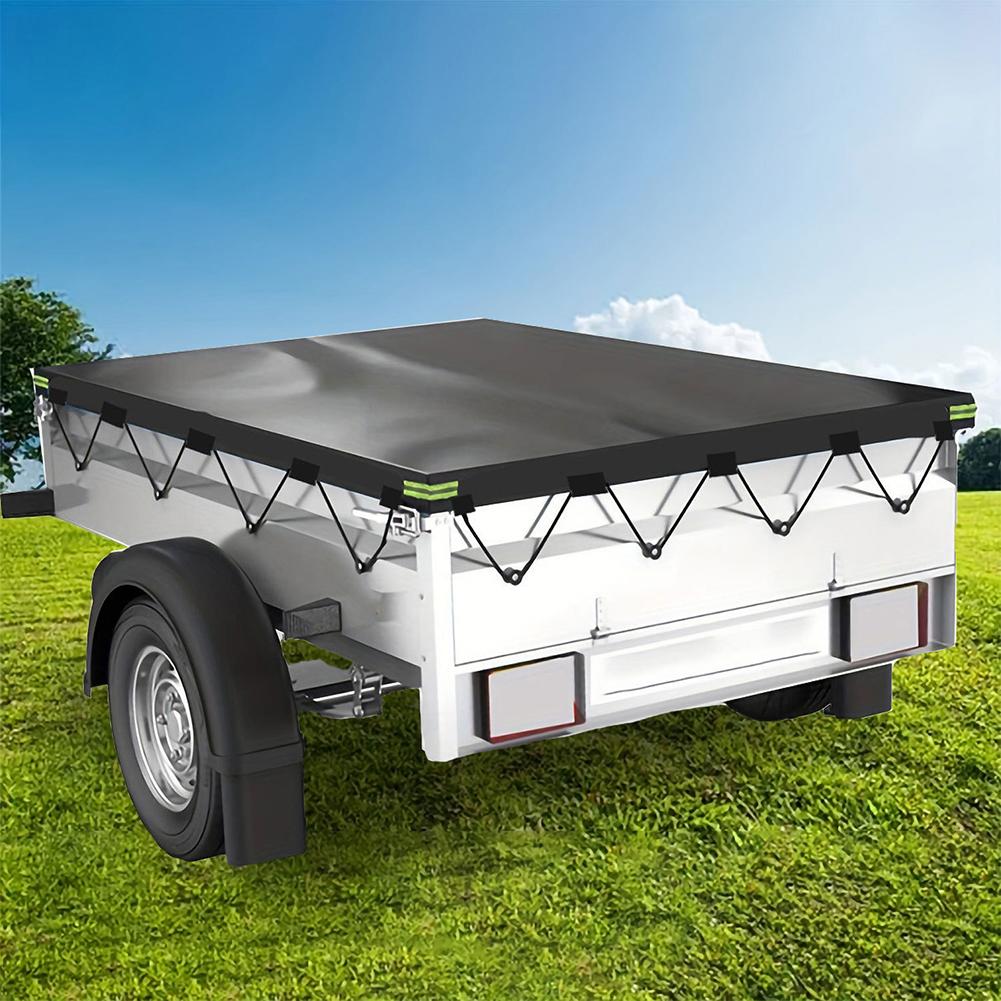 214x122cm Auto Roof Tent Waterproof Heavy Duty Dustproof Protector Cover Heavy Duty Trailer Cover Trailer Flat Tarpaulin Cover
