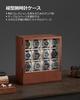SONGMICS Watch Holds 12 Wooden Vertical Display Box with Clear Stylish Gift for and JOW014K01 Case, Watches, Lid, Space-Saving Father's Day, Men,