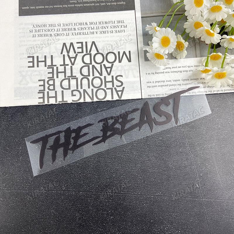 THE BEAST Motorcycle Helmet Stickers Waterproof for Motorbike Fuel tank Fender Front Fairing Electric Scooter Vinyl Decals