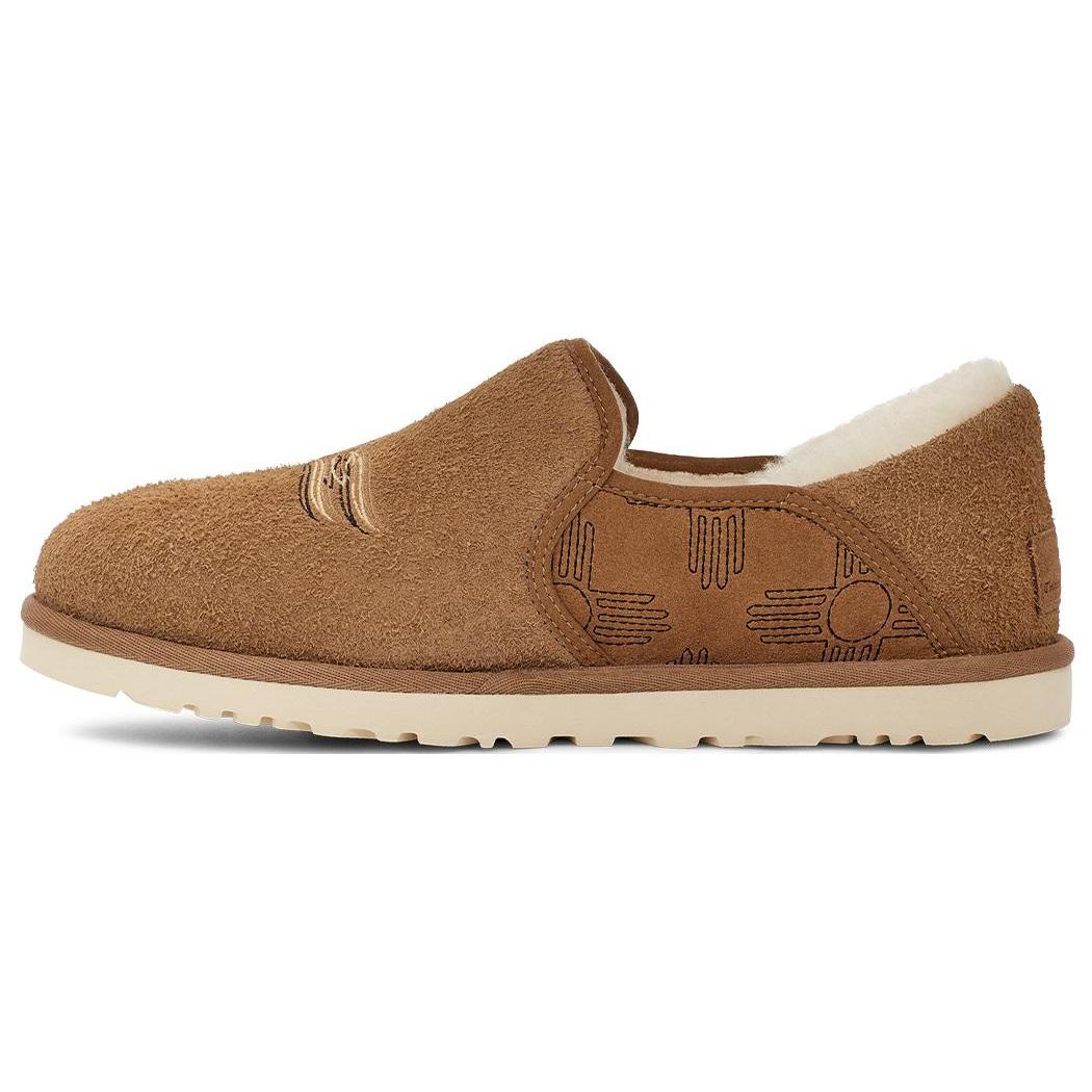 

UGG Cow Split Leather Low top Casual Shoes Men s Chestnut 1138710-CHE 43