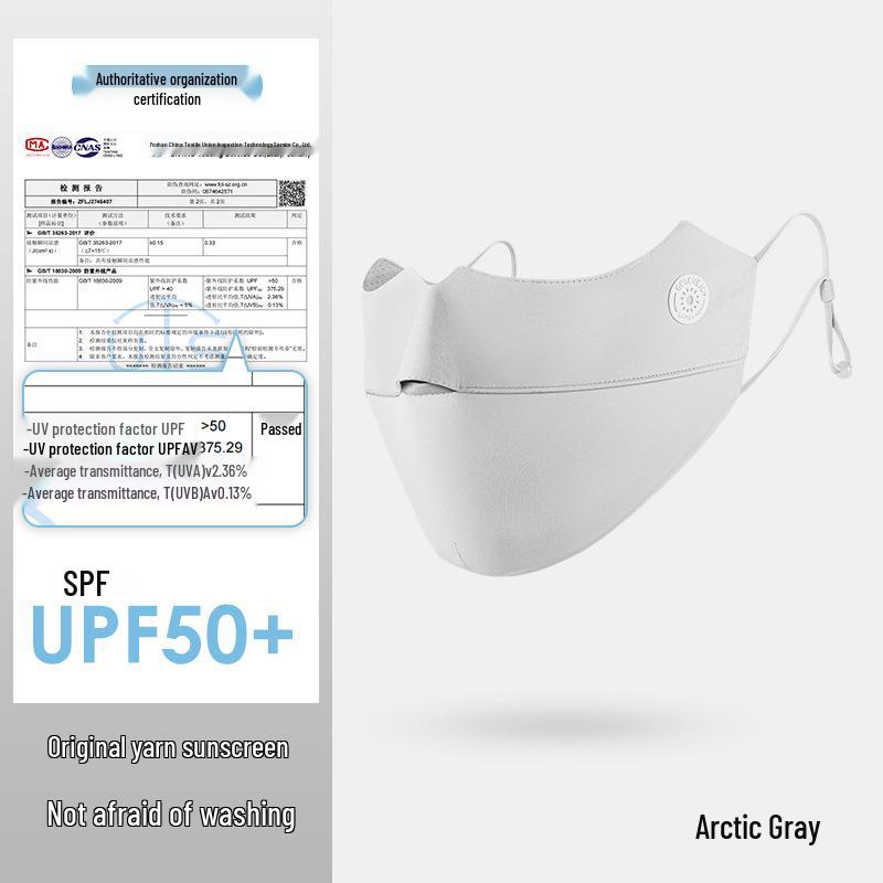 Women's Gradient Summer Sunscreen Mask - UV Protection, Breathable, Cool, Riding Face Cover