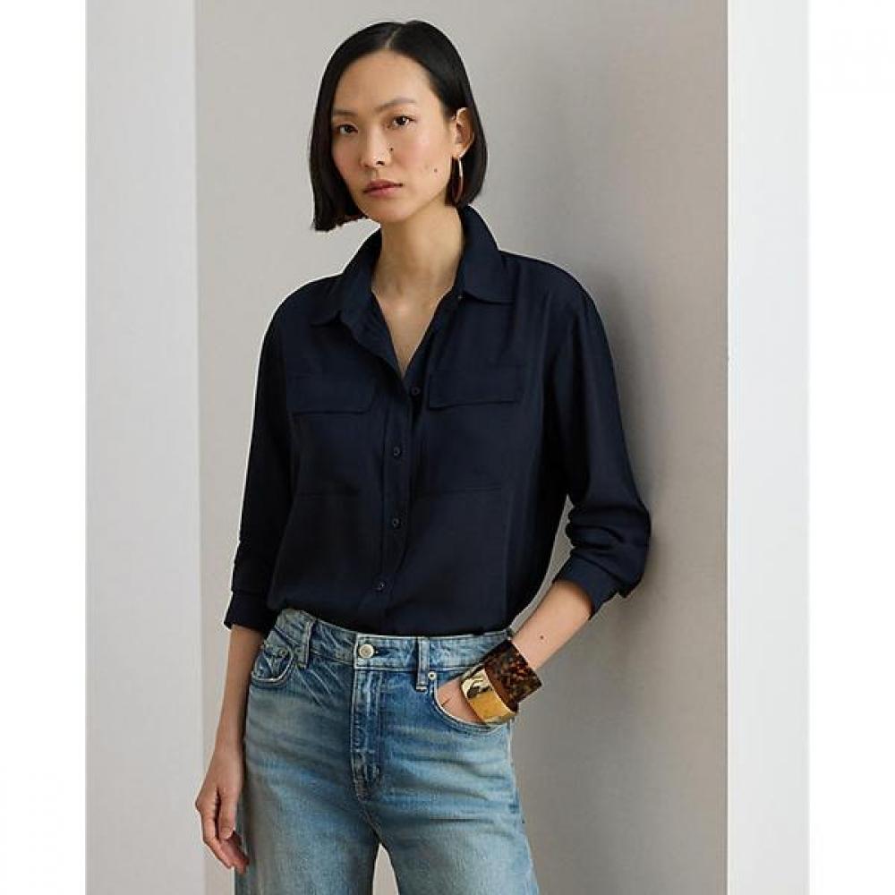 Lauren Ralph Lauren Relaxed Fit Georgette Shirt Wmlrshts6820544410