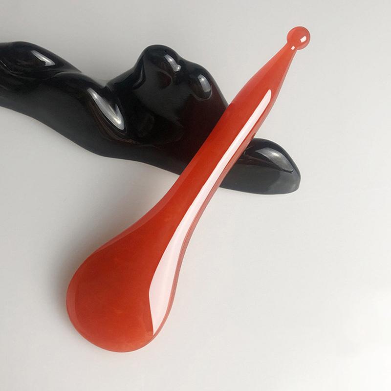 Gouache Scraper Facial Massager Eye Scraping Face Massage Meridian Therapy Guasha Board Body Health Care Gua Sha Plate Tool