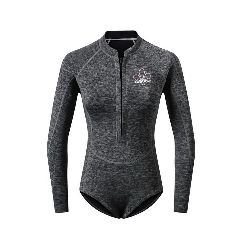 Outdoor Sports Diving Suit Women's Snorkeling Cold Warm Jellyfish Split Long-sleeved Stockings Swimsuit Set