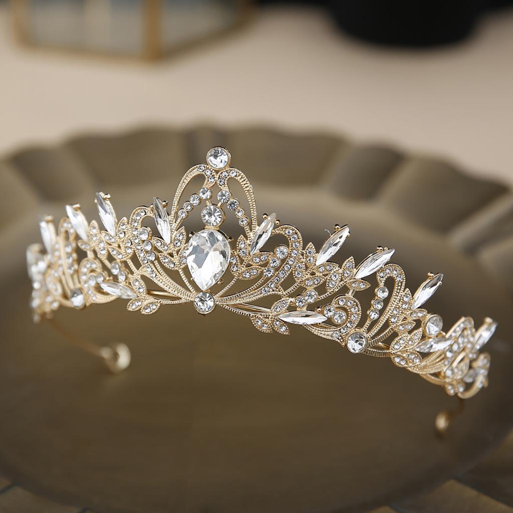 Bridal Crown Tiara Wedding Accessories Rhinestone Crown