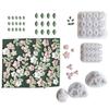 5Pcs Clay Earring Maker Tool for Clay Earrings, Leaf Flower Shaped Clay Cutter for Jewelry Making