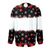 Women's Fashion Christmas Printed Long Sleeve Knitted Cardigan Button Down Jacket