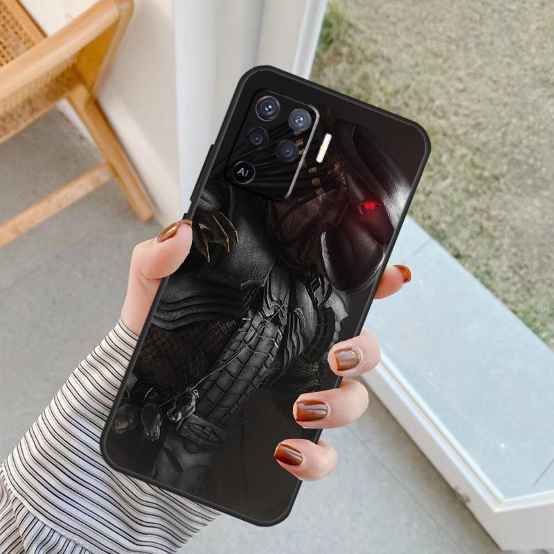 Alien Predator Case For Oppo A60 A80 A40 A17 A57 A77 A74 A54 A94 A78 A98 A18 A38 A58 A96 A76 A16 A15 A5 Pro