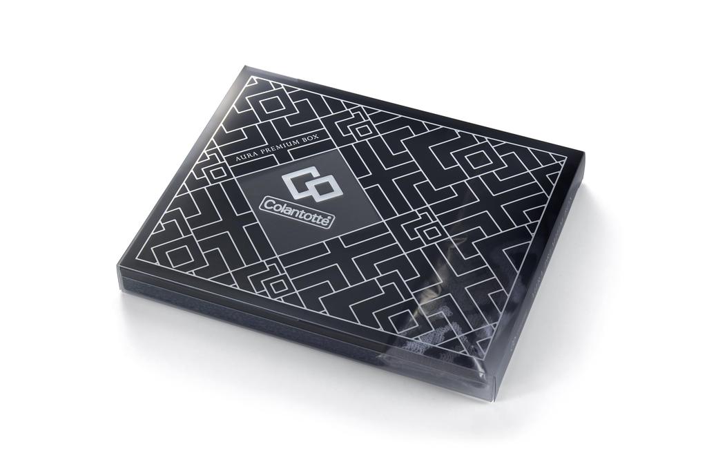 Colantotte Limited Edition [AURA PREMIUM BOX] Magnetic Necklace for Men, Perfect Christmas Gift (Black, L)