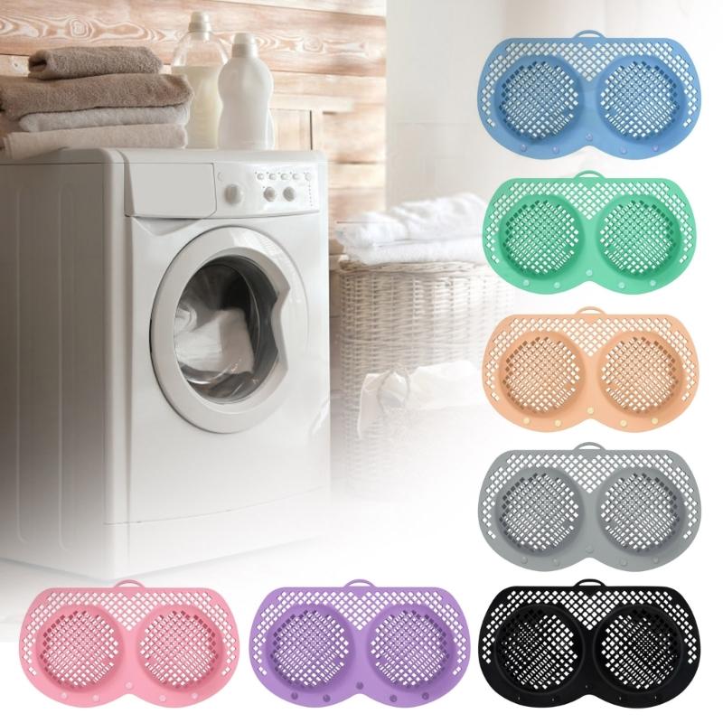 Reinforced Mesh Laundry Organizers For Bras Underwear Delicate Garments Prevents Stretching Sturdy Silicone Wash Bag