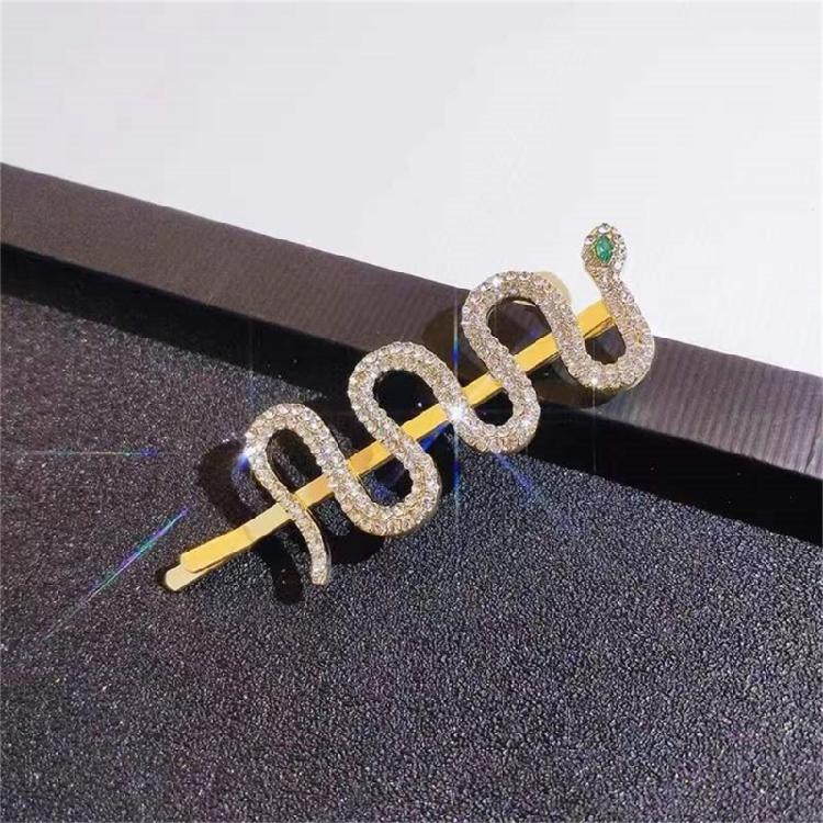 Snake Hair Accessories Hair Clip With Rhinestones And Metal Designs Prom Hair Decoration Hair Barrettes for Women Girls