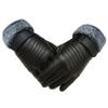 Winter Men's New Hairy Touch Screen Leather Gloves for Outdoor Riding, Cold-proof and Warm, Thickened Rainproof Motorcycle Cotton Gloves