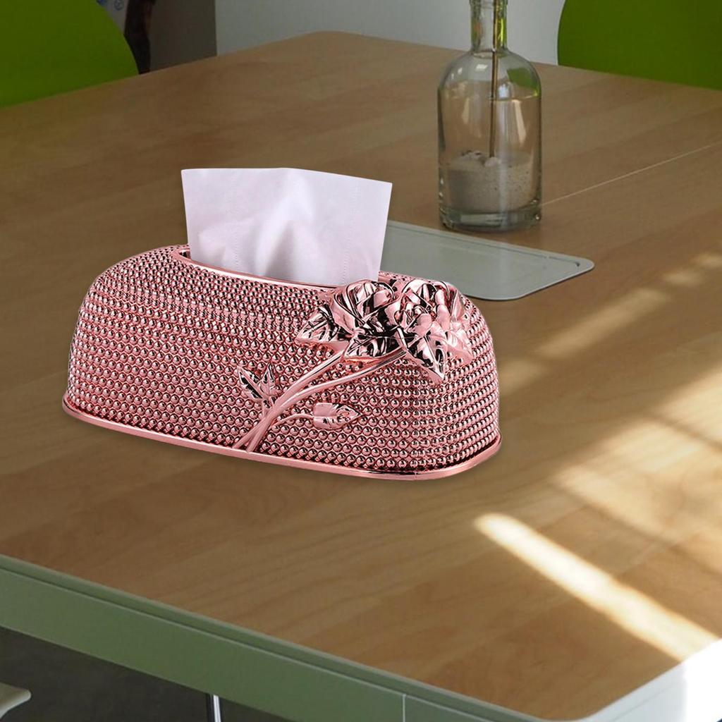 Decorative Tissue Box Holder for Home Car Countertop Elegant Paper Case Cover
