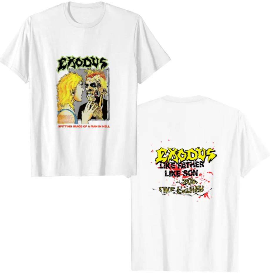 Exodus Изображение Человека в Аду Футболка Тяжелая Футболка Унисекс Футболка L