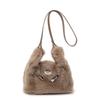 New plush bag handbag Korean version fashion messenger bag plush autumn and winter high-end exquisite shoulder bag ins