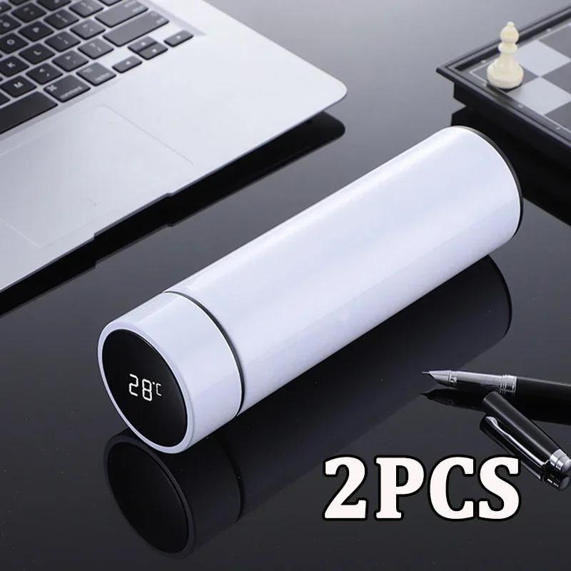 Inteligentny wyświetlacz temperatury, kubek termiczny ze stali nierdzewnej 304, butelka termiczna, długotrwała konserwacja ciepła, ładna butelka na wodę