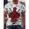 Marvel Licensed Deadpool Men'S T-Shirt Anime Graphic T-Shirt Funny T-Shirt with Slogan Superhero T Shirt