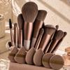 12-teiliges Make-up-Pinsel-Set inklusive Lidschattenpinsel, Foundation-Pinsel, BB-Cream-Pinsel und Concealer-Pinsel Multifunktionales Make-up-Werkzeug-Set