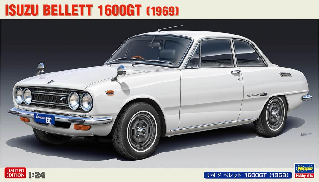 Hasegawa Isuzu Berrett 1600GT Plastic Model 20668 1/24 (1969)