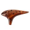 Ocarina 12 Hole Alto C Flute Wind Instrument Natural Sound Easy To Learn Early Childhood Education