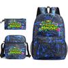 ONE PIECE heat transfer schoolbag primary school student printed backpack large capacity backpack backpack pencil case