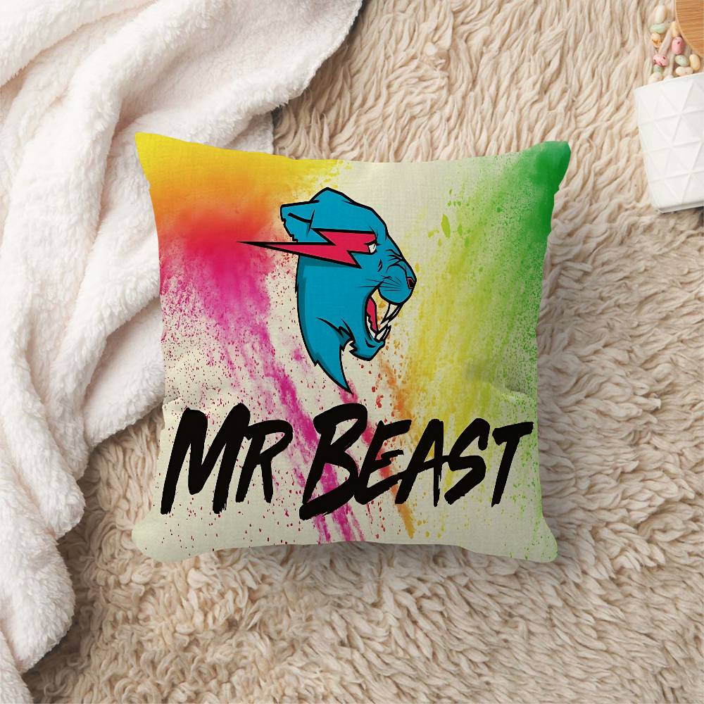 Individual Creato Mr-B-Beast 45*45Cm Cushion Cover Pillow Cover Decor Pillowcase Home Pillowcase For Couch Pillow