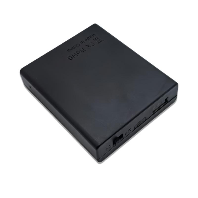 

1Pcs 4 Slots Aa Battery Holder No.5 Battery Case With Power Switch And Usb Socket No Light Aa Battery Box One Size