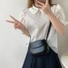 Candy Color Women's Saddle Shoulder Bag Casual Portable Female Small Clutch Handbags Sweet Fashi Ladies Purse Crossbody Bags