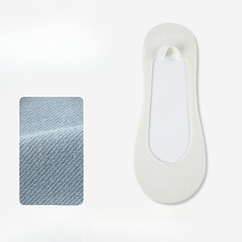 Women Summer Ultra Thin Non Slip Non Fall with Shallow Mouth Invisible Breathable Ice Silk Boat Socks