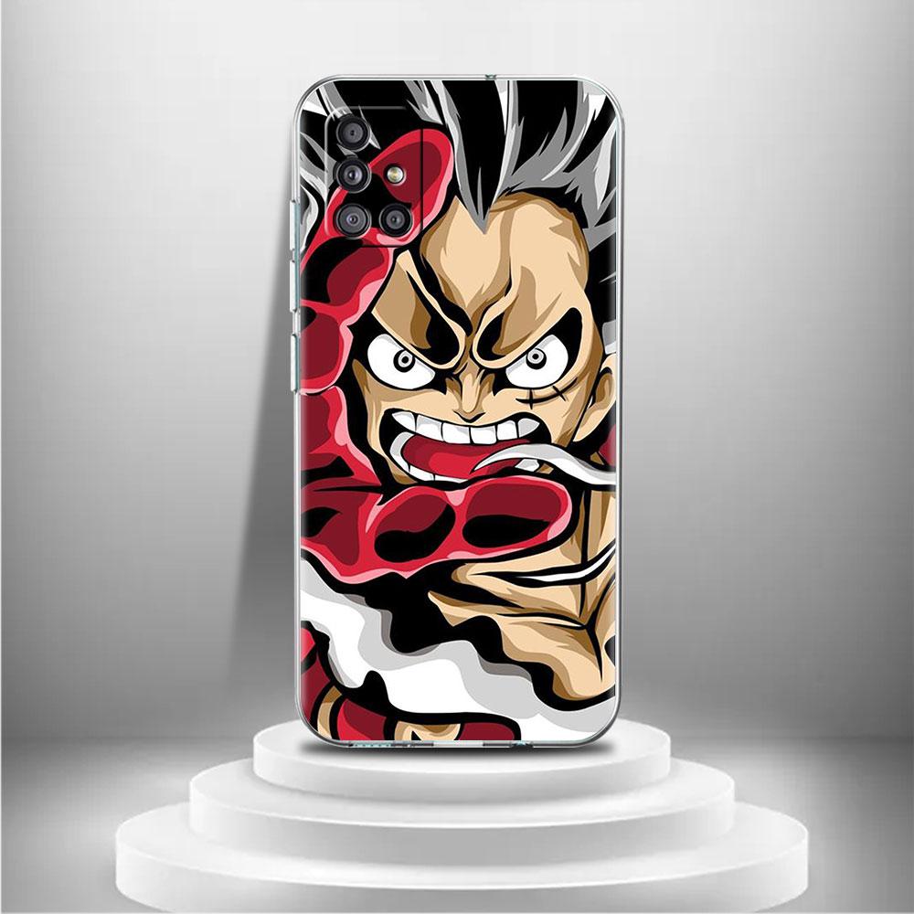 Průhledný kryt pro Samsung Galaxy A52 A12 A51 A32 A21s A71 A32 A22 50 A70 A31 A72 5G Kryt na telefon Vtipný One- Piece