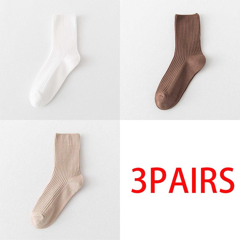 

Корейские модные женские хлопковые носки Ins, однотонные универсальные носки, повседневные носки средней длины One size темно-синий