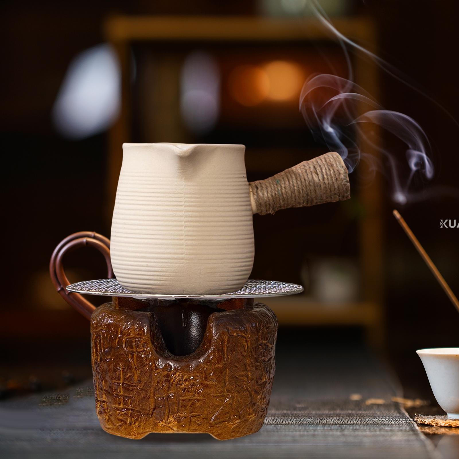 Ceramic Teapot with Tea Filter Tea Kettles Tea Infuser 460ml for Household