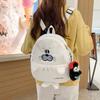 Cute Penguin Plush Backpack Female Cartoon All-match Student Commuting Bag Niche Light Travel Soft Girl