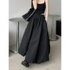 High-waisted Lantern Skirt Skirt High Waist Bud Lantern Dress Skirt Mid-Length Skirt for Women