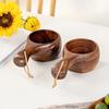 Wooden Finnish Style Handle Mug