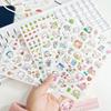 Kawaii Panda Creative Cartoon Stickers Cute Guka Hand-Painted Stickers High-Value Stationery Diy Hand-Painted Handbook Stickers