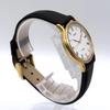 [USED] SEIKO DOLCE Quartz White x Gold Roman Wristwatch Strap