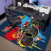 Mon-ster Truck Adventure Floor Mat for Living Room, Game Rooms, Office, Bedroom, Office Floor Mat Playful Design, Christmas fan gifts