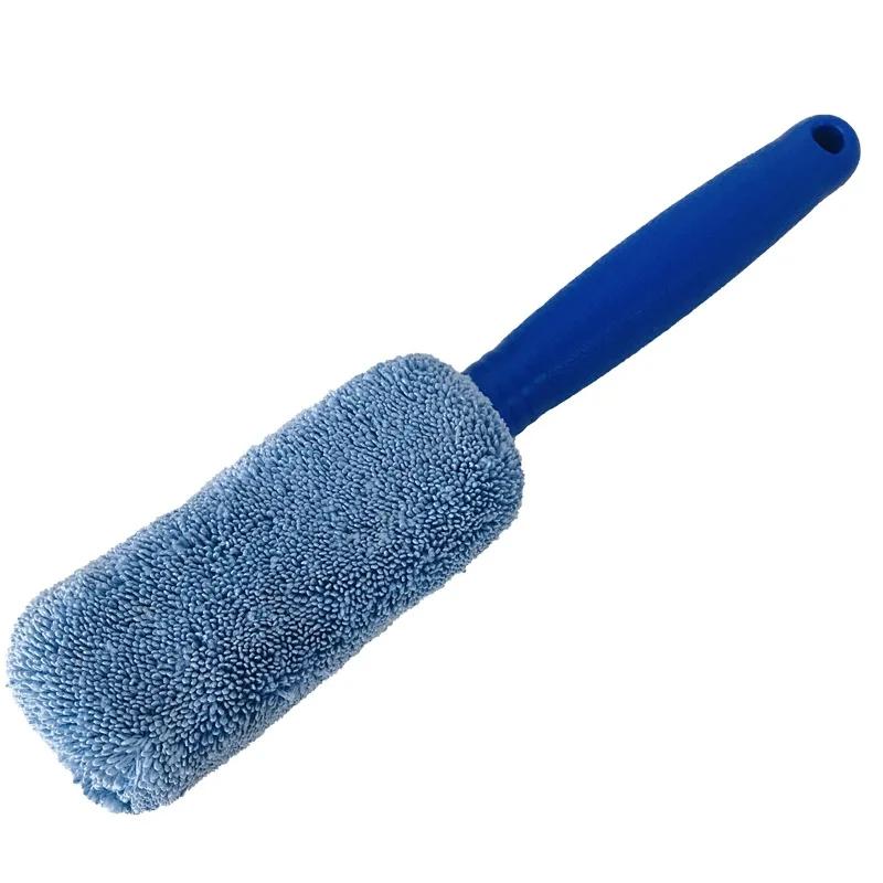 Car Wash Brush Microfiber Tire Scrubber Wheel Brush Trunk Dust Remover Detailing Clean Tool Car Cleaning Tools