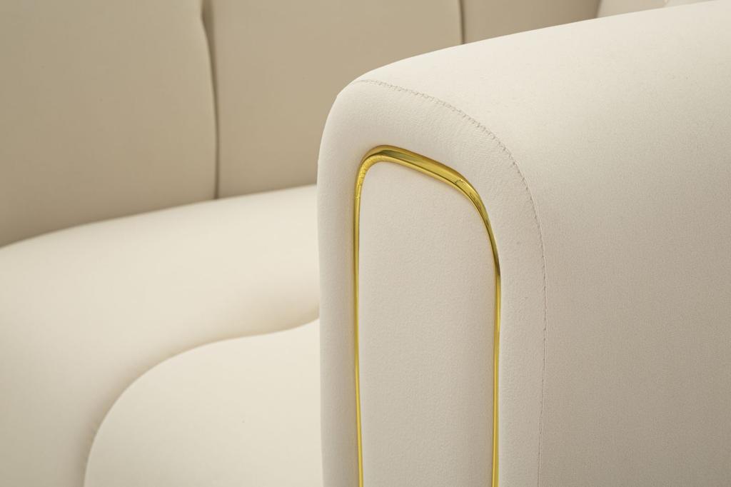 Armchair Alma Cream With Cushion Cm 97X81X71