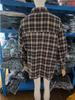 2024 A/W Women's American Retro Plaid Polo Collar Loose Shirt