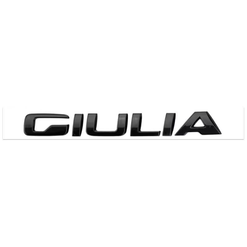 Autocollant Logo Emblème Lettre de Voiture 3D ABS Coffre Arrière Accessoires Auto Pour R/omeo 147 156 Q2 Q4 Ti Veloce Giulia Stelvio