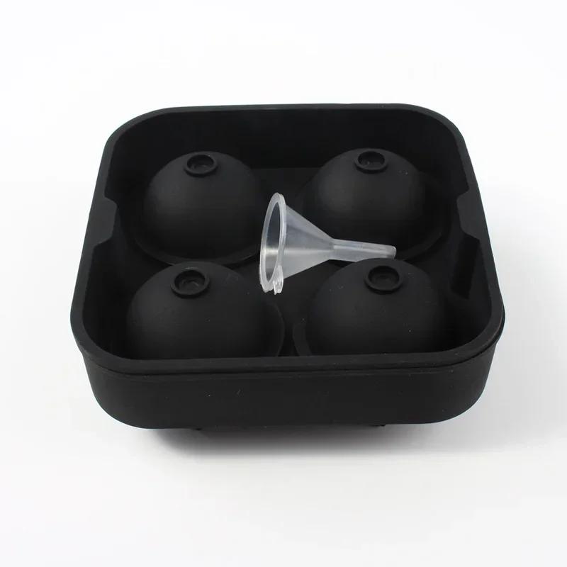 4/6/8/15 Grid Big Ice Tray Mold Food Grade Silicone with Lid Giant Ice Square Tray Summer DIY Ice Maker Home Bar Ice Ball Molds