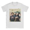 Timothee Chalamet Actor TShirts Unisex Crazy Cotton Tees Crewneck Short Sleeve T Shirt Plus Size Clothing