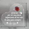 2D Flat Spanish I Love You Gifts Acrylic Desktop Decoration Plaque, Home Decor Plaque Hanging Wall Art Decorative Garden Decoration for Room Door Sign