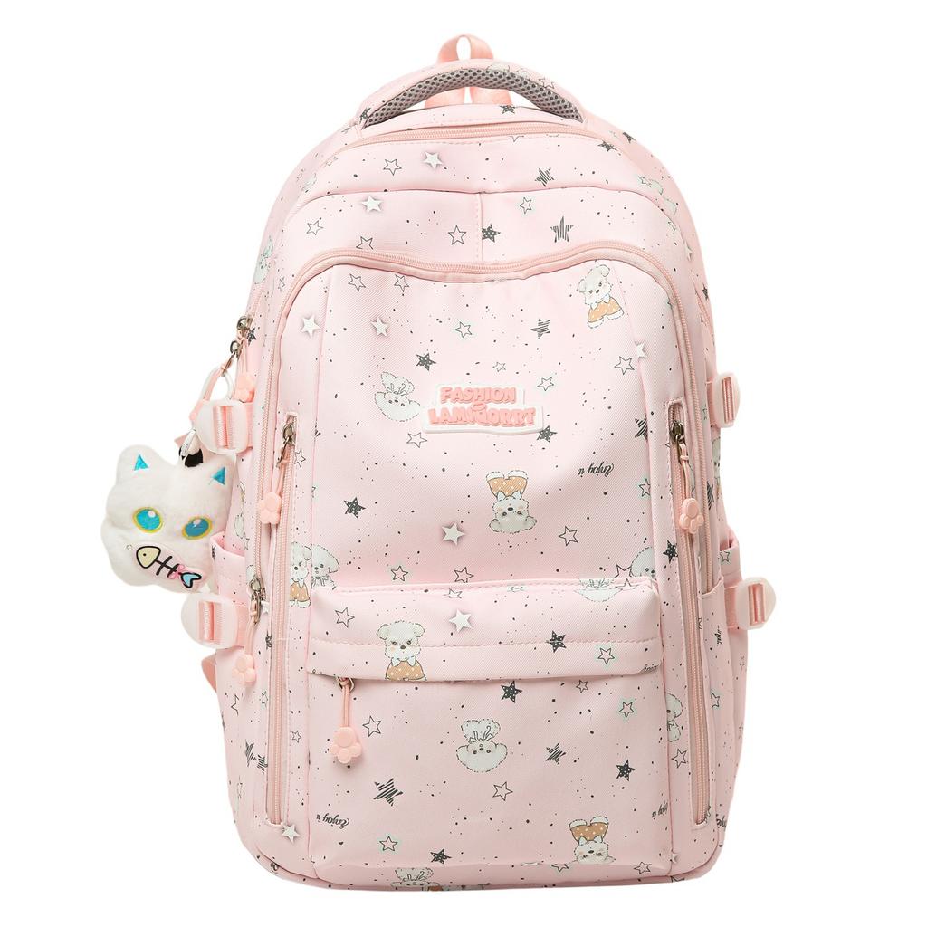 Schoolbag High Value Backpack Small Fresh Sweet Junior High School College Student Schoolbag Large Capacity Casual Versatile Backpack