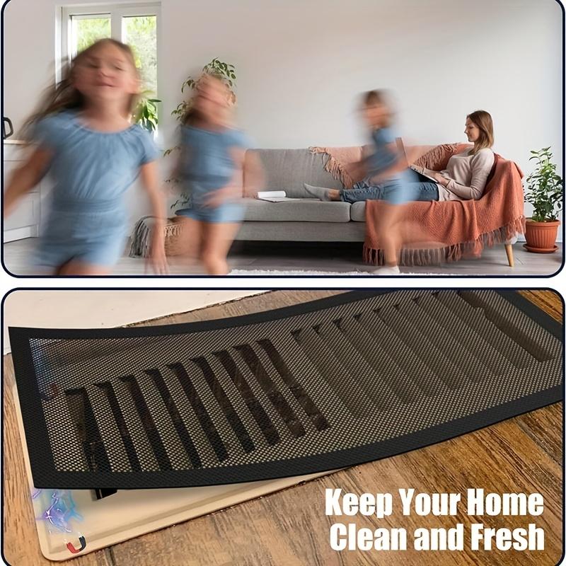 6 sztuk magnetycznych osłon wentylacyjnych 5,5 x 12 cali - łatwa instalacja, brak konieczności zasilania, idealne do systemów grzewczych i chłodzących oraz oczyszczaczy powietrza