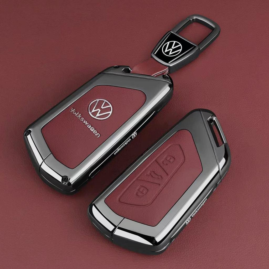 Etui na klucze do Volkswagen Teramont, Bora, Golf, Sagitar, Tayron, Magotan, T-Roc, T-Cross: Torba samochodowa i muszla klamry
