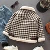 Children's Outerwear for Autumn and Winter, Boys' Winter Clothes, Boys' Baby Cotton Clothes Cotton Clothes with Thick Velvet Jacket