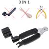 3 In 1 Multifunction Guitar Accessories Guitar Peg String Winder + String Pin Puller + String Cutter